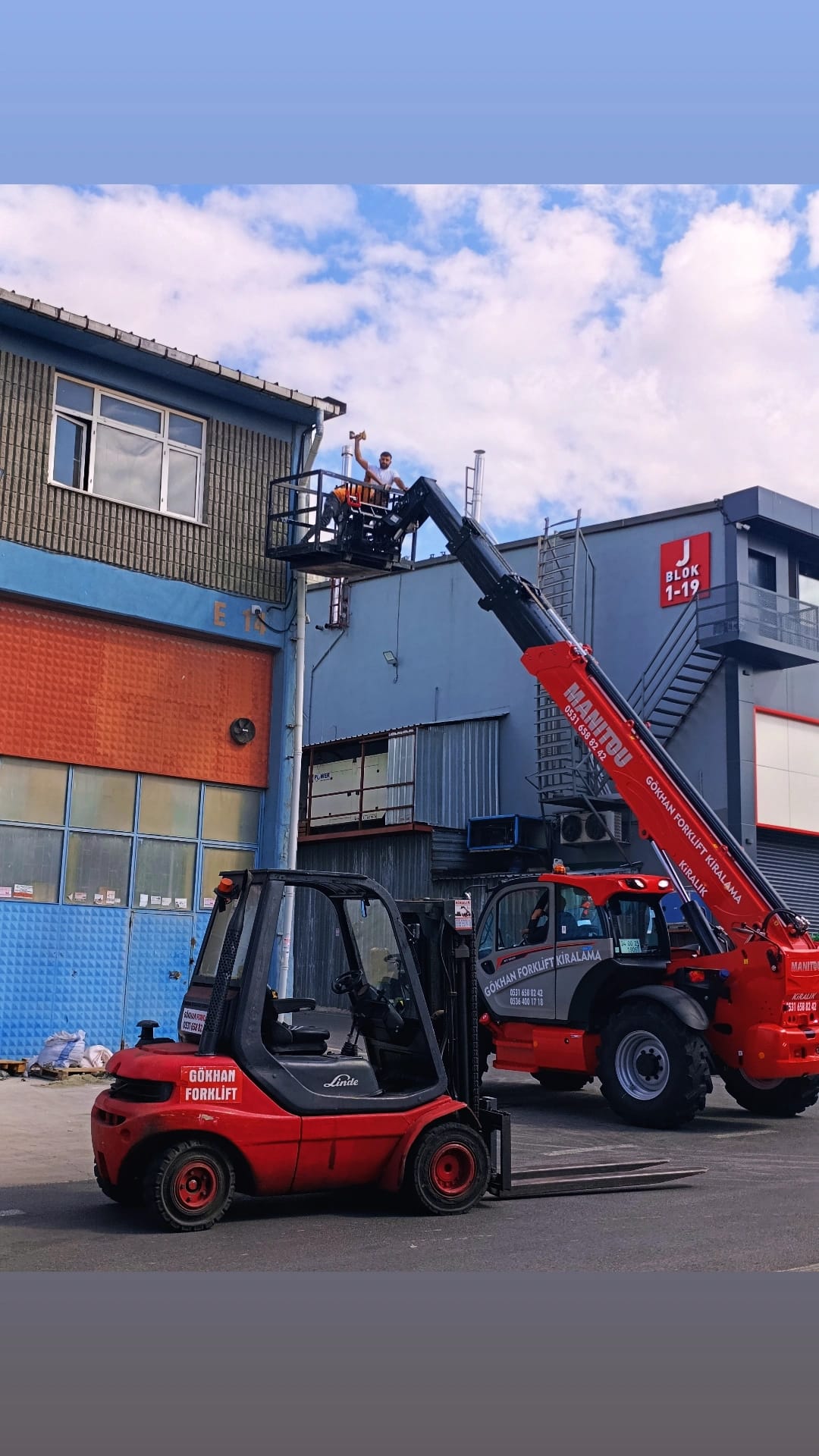 Manitou Kiralama Çalışma Karelerimiz